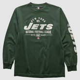 New York Jets Team Edition Apparel 2010s Long Sleeve T-shirt - Green Vintage on sale