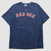 Boston Red Sox Majestic 2000s T-shirt - Navy Vintage