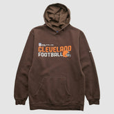 Cleveland Browns Reebok 2000s Hooded Pullover Sweatshirt - Brown Vintage cheap