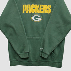 Green Bay Packers Reebok 2000s Hooded Pullover Sweatshirt - Green Vintage cheap