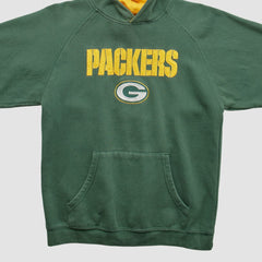 Green Bay Packers Reebok 2000s Hooded Pullover Sweatshirt - Green Vintage cheap