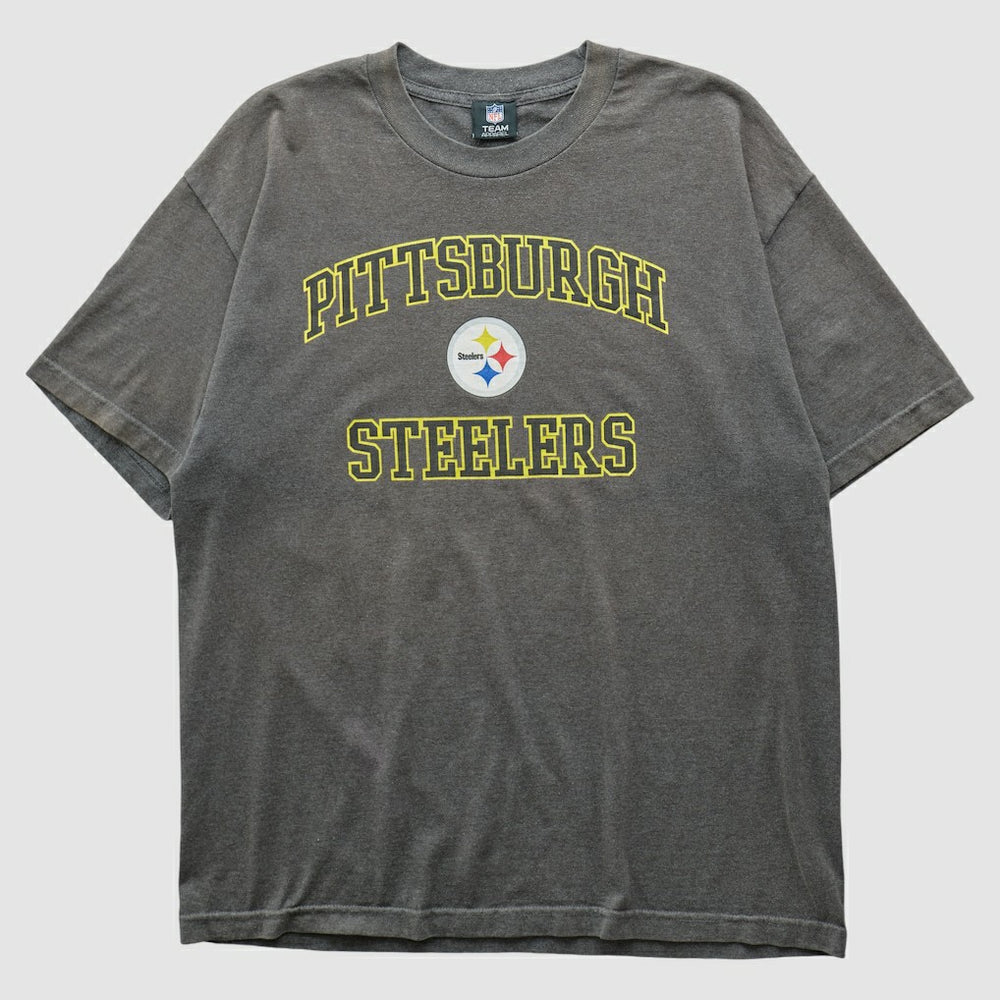 Pittsburgh Steelers NFL 2010s T-shirt - Dark Heather Gray Vintage discount
