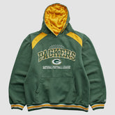 Green Bay Packers NFL 2000s Hooded Pullover Sweatshirt - Green Vintage sale