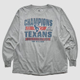 Houston Texans Team Edition Apparel 2012 Long Sleeve T-shirt - Heather Gray Vintage cheap