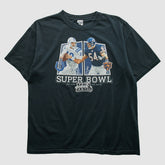 Superbowl XLII Anvil 2008 T-shirt - Black Vintage online
