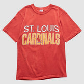 St. Louis Cardinals Logo 7 90s T-shirt - Red Vintage