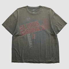 St. Louis Cardinals Genuine Merchandise 2010s T-shirt - Gray Vintage