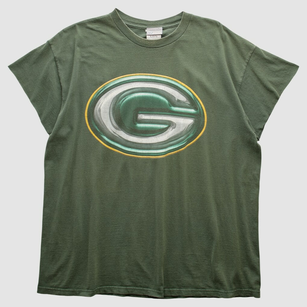 Green Bay Packers Reebok 2000s T-shirt - Green Vintage discount