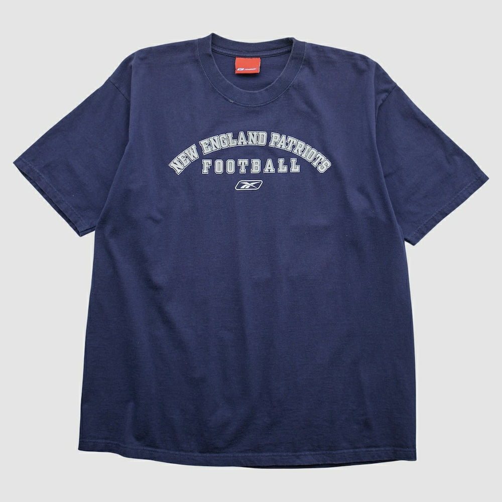 New England Patriots Reebok 2000s T-shirt - Navy Vintage on sale
