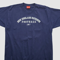 New England Patriots Reebok 2000s T-shirt - Navy Vintage on sale