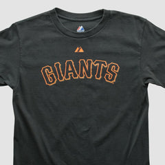 San Francisco Giants Majestic 2009 T-shirt - Black Vintage