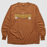 Pittsburgh Steelers NFL 2006 Long Sleeve T-shirt - Brown Vintage online