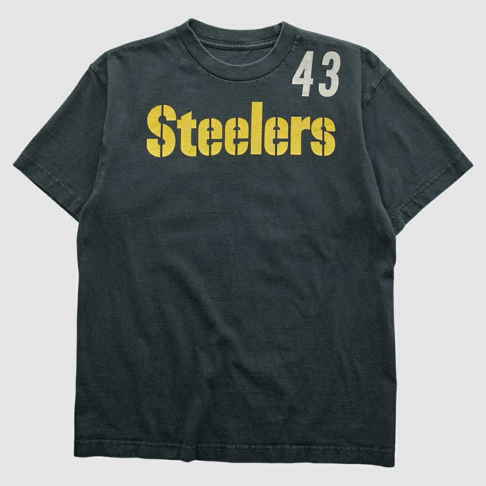 Pittsburgh Steelers Reebok 2000s T-shirt - Black Vintage discount