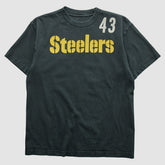 Pittsburgh Steelers Reebok 2000s T-shirt - Black Vintage discount