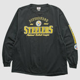 Pittsburgh Steelers NFL 2000s Long Sleeve T-shirt - Black Vintage outlet