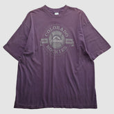 Colorado Rockies Salem Sportswear 1993 T-shirt - Purple Vintage