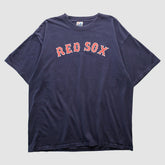 Boston Red Sox Majestic 2000s T-shirt - Navy Vintage