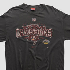 Tampa Bay Buccaneers Reebok 2003 Long Sleeve T-shirt - Black Vintage for sale