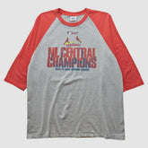 St. Louis Cardinals Lee Apparel 2000s T-shirt - Heather Gray Vintage
