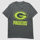 Green Bay Packers NFL 2010s T-shirt - Dark Heather Gray Vintage online