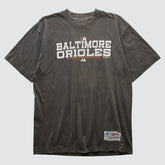 Baltimore Orioles Majestic 2000s T-shirt - Charcoal Vintage