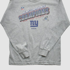New York Giants Reebok 2011 Pullover Sweatshirt - Heather Gray Vintage for sale