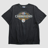 Pittsburgh Steelers Reebok 2006 T-shirt - Black Vintage outlet