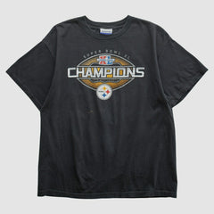 Pittsburgh Steelers Reebok 2006 T-shirt - Black Vintage outlet