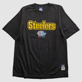 Pittsburgh Steelers Reebok 2000s T-shirt - Black Vintage discount