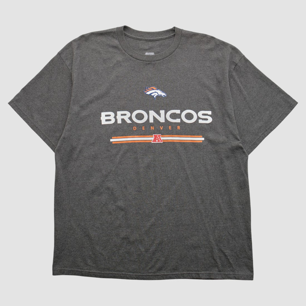 Denver Broncos 2010s T-shirt - Dark Heather Gray Vintage outlet