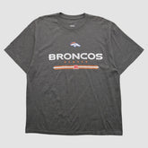 Denver Broncos 2010s T-shirt - Dark Heather Gray Vintage outlet
