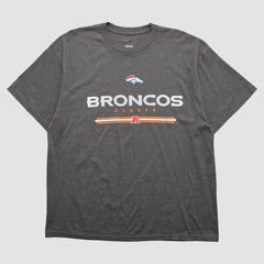 Denver Broncos 2010s T-shirt - Dark Heather Gray Vintage outlet