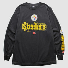 Pittsburgh Steelers NFL 2010s Long Sleeve T-shirt - Black Vintage outlet
