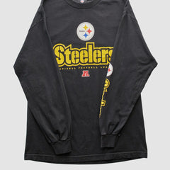 Pittsburgh Steelers NFL 2010s Long Sleeve T-shirt - Black Vintage outlet