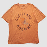 Cleveland Browns Reebok 2010s T-shirt - Orange Vintage for sale