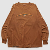 Cincinnati Bengals 2000s Long Sleeve T-shirt - Brown Vintage for sale