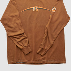 Cincinnati Bengals 2000s Long Sleeve T-shirt - Brown Vintage for sale