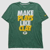 Green Bay Packers 2010s T-shirt - Green Vintage for sale
