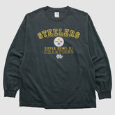 Pittsburgh Steelers Alstyle 2006 Long Sleeve T-shirt - Black Vintage sale