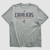 Cleveland Cavaliers 2010s T-shirt sale - Heather Gray Vintage | Adidas on sale