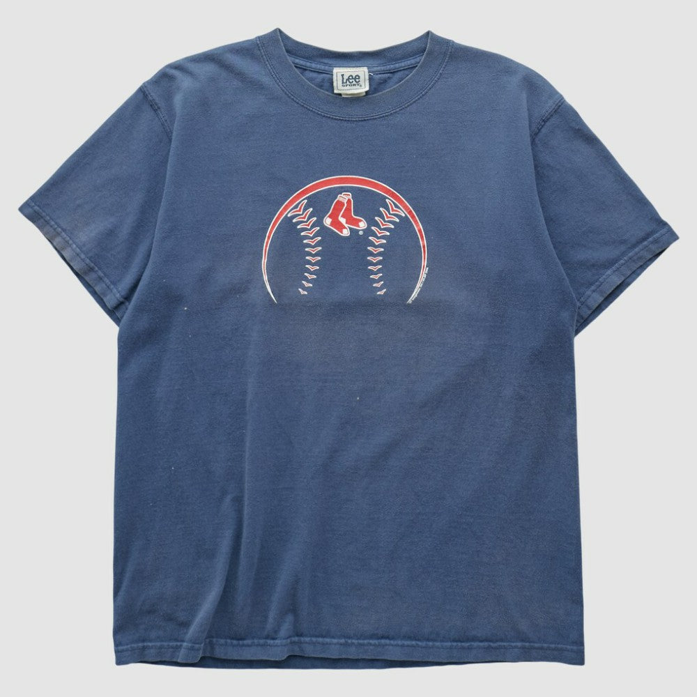 Boston Red Sox Lee Apparel 2000s T-shirt - Navy Vintage