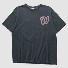 Washington Nationals Majestic 2010s T-shirt - Charcoal Vintage