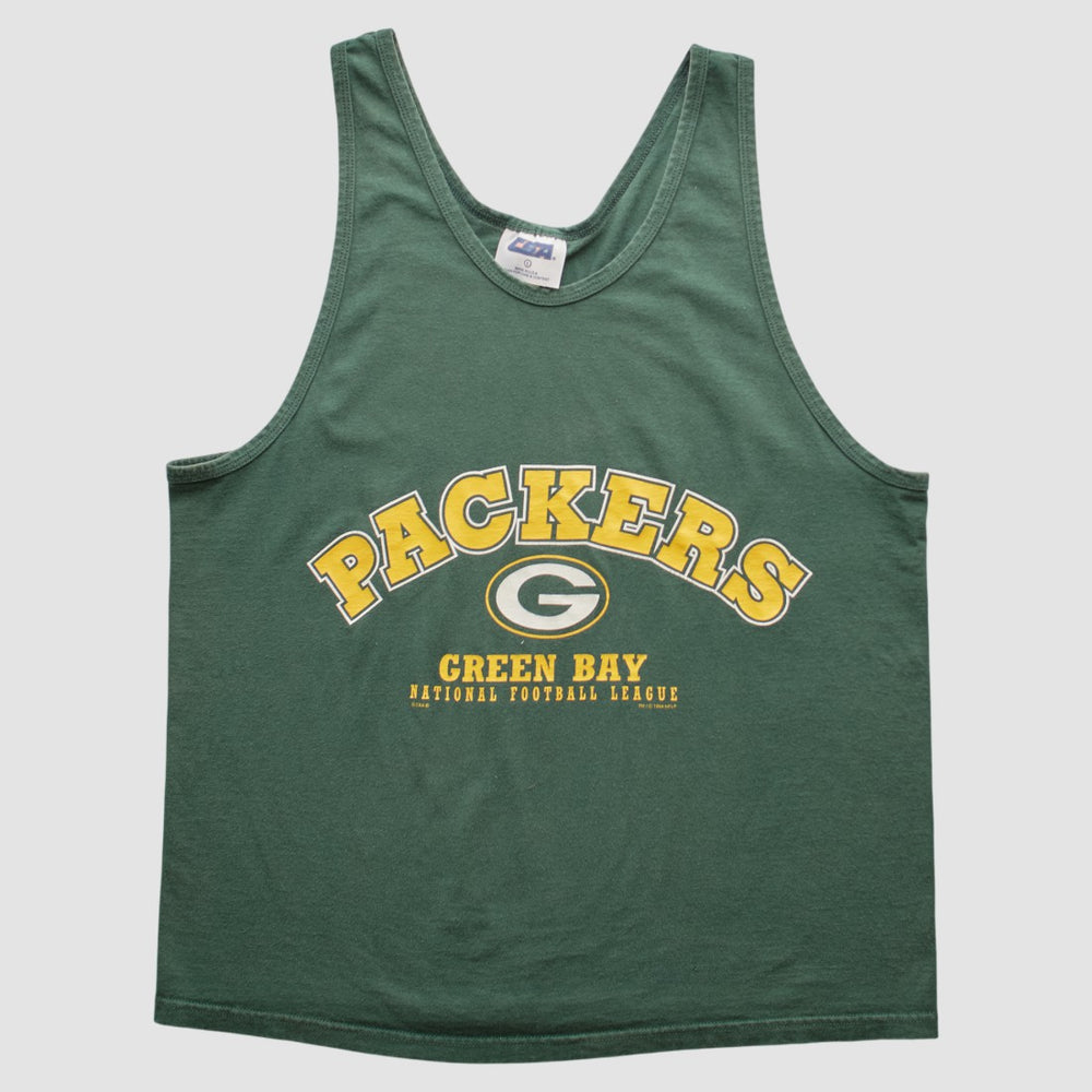Green Bay Packers CSA 90s Tank - Green Vintage discount