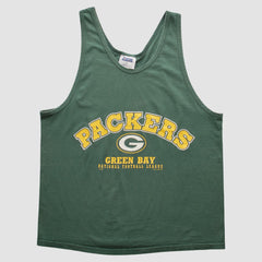 Green Bay Packers CSA 90s Tank - Green Vintage discount
