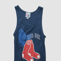 Boston Red Sox Majestic 2010s Tank - Navy Vintage