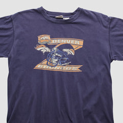 Denver Broncos Pro Edge 2000s T-shirt - Navy Vintage outlet