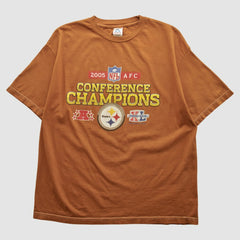 Pittsburgh Steelers AAA 2005 T-shirt - Brown Vintage on sale
