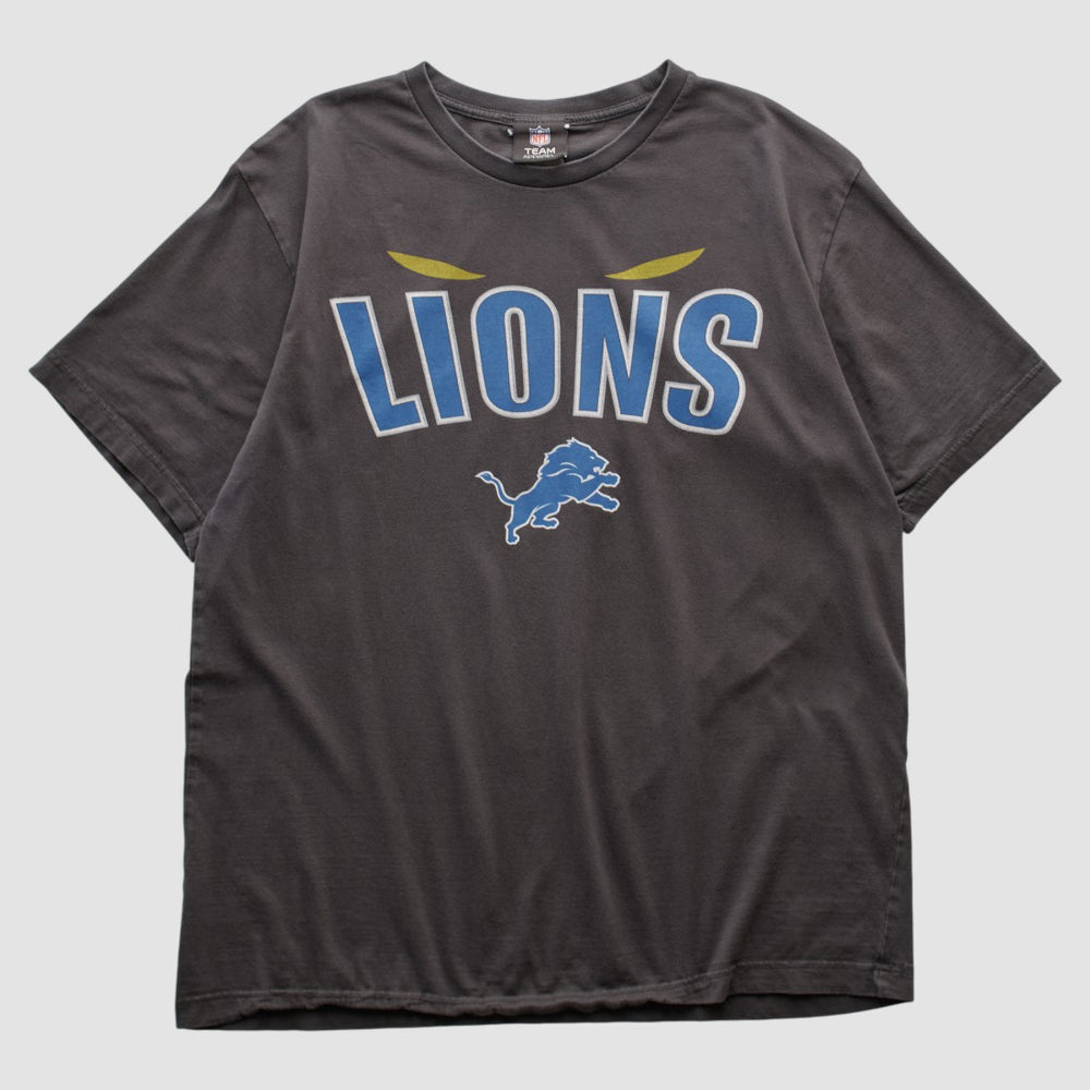Detroit Lions Team Edition Apparel 2010s T-shirt - Charcoal Vintage on sale