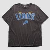 Detroit Lions Team Edition Apparel 2010s T-shirt - Charcoal Vintage on sale