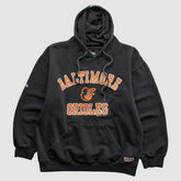 Baltimore Orioles Stitches 2015 Hooded Pullover Sweatshirt - Black Vintage